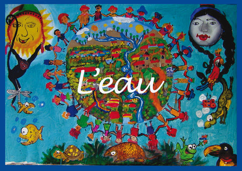 Couverture de L'eau, par les associations A.I.M.E.R. et Constellation, éd. Chemins de tr@verse 2012